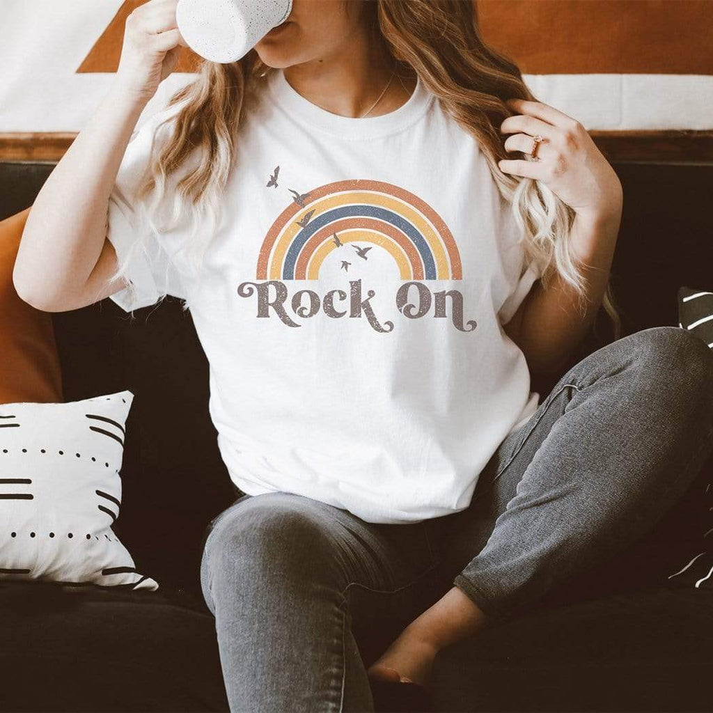 Rock On Graphic T-Shirt - TY127P - Plus